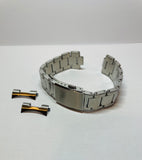Oyster rivet style stainless steel bracelet 20mm (Rolex 1601) - ALPHA EUROPE