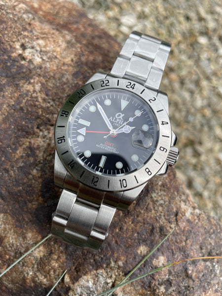 Alpha gmt automatic watch Outlet