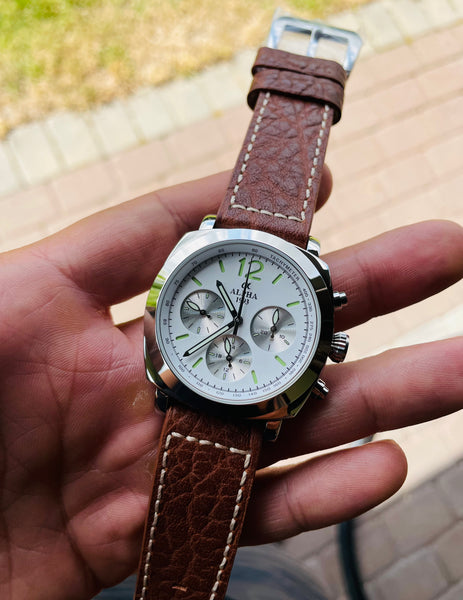 Mechanical chronograph watch best sale