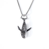 Charm Blue Whale Jumping Pendant Necklace - ALPHA EUROPE