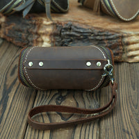 Unisex Retro Leather Key Bag Zipper - ALPHA EUROPE