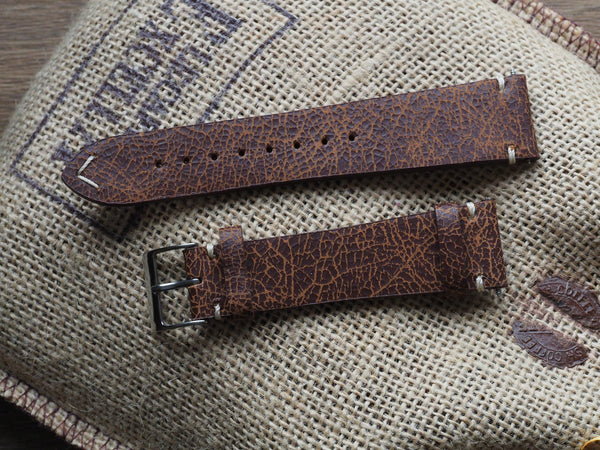Genuine Italian leather watch strap 22mm - ALPHA EUROPE