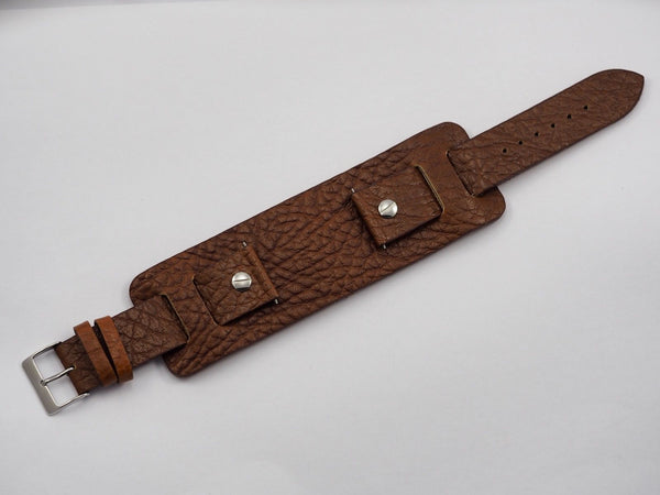 Genuine leather watch strap 22mm - ALPHA EUROPE