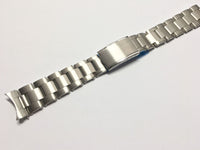 Oyster rivet style stainless steel bracelet 20mm - ALPHA EUROPE
