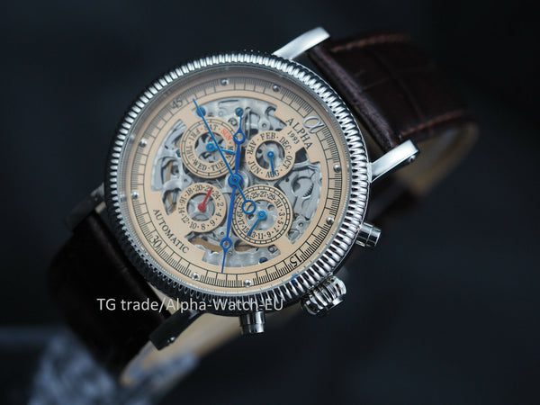 Alpha skeleton automatic watch – ALPHA EUROPE
